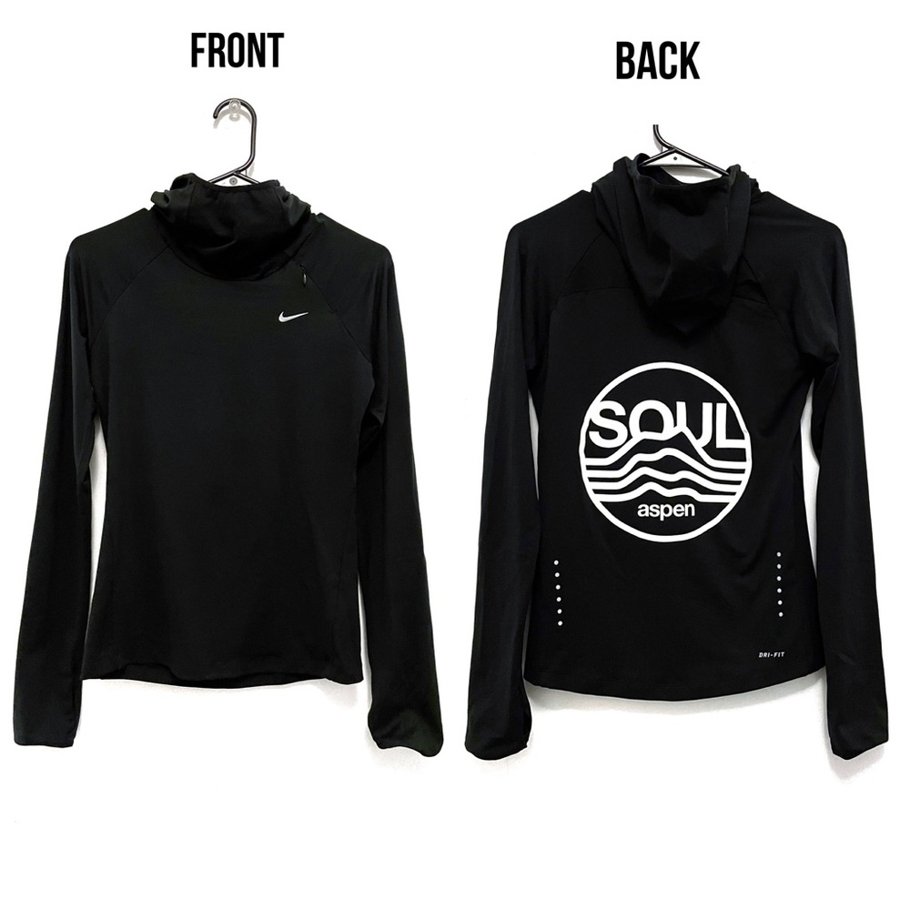 *SOLD*Nike Element Women's Running Hoodie Size XS Pullover Scuba Hood Aspen Soul